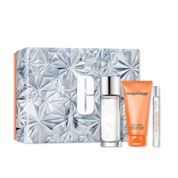 NEW 3pc Clinique Perfectly Happy Fragrance Set